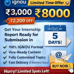 IGNOU MLIS Internship Alternative Report 2